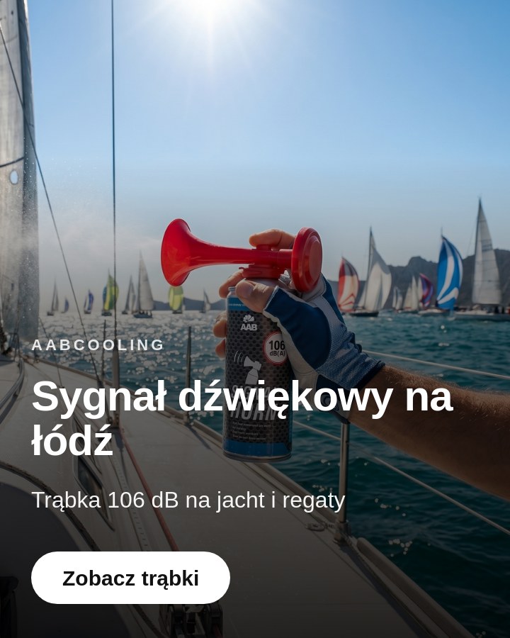 Sygnał dźwiękowy na łódź