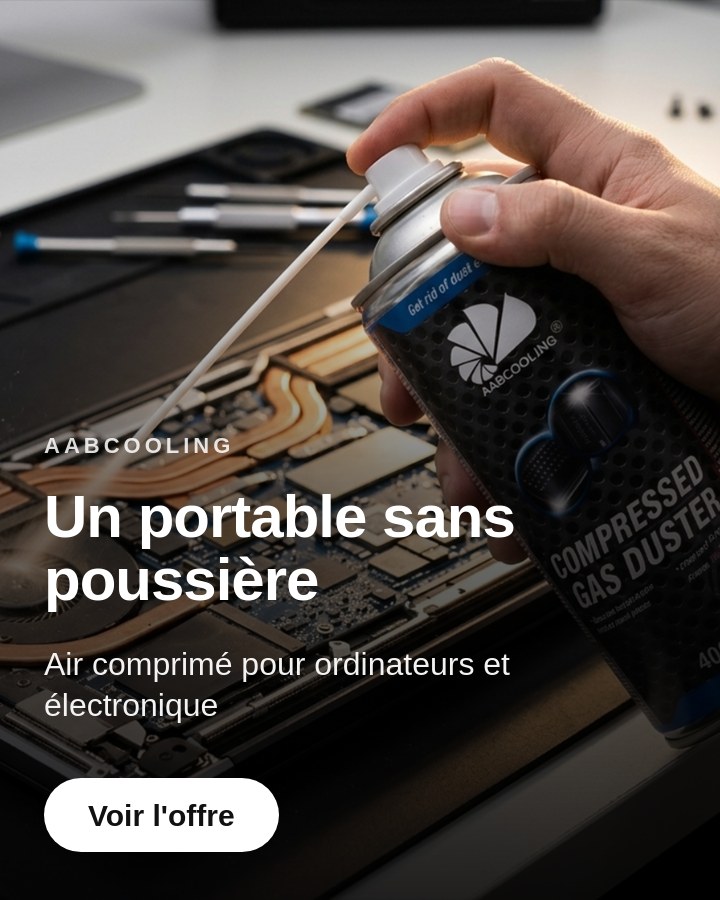 Un portable sans poussière
