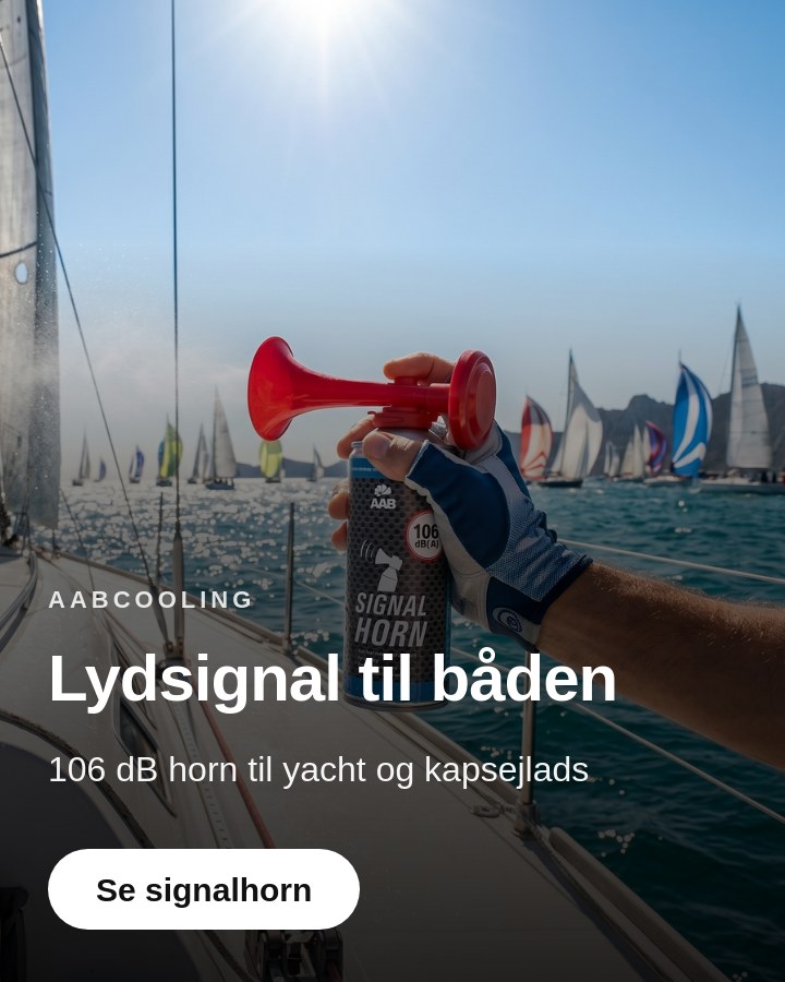 Lydsignal til båden