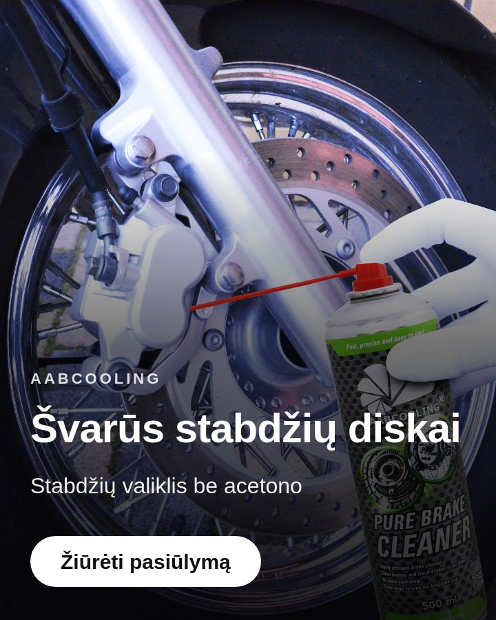 Švarūs stabdžių diskai