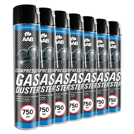 7x AABCOOLING Compressed gas duster 750ml – Druckluftspray