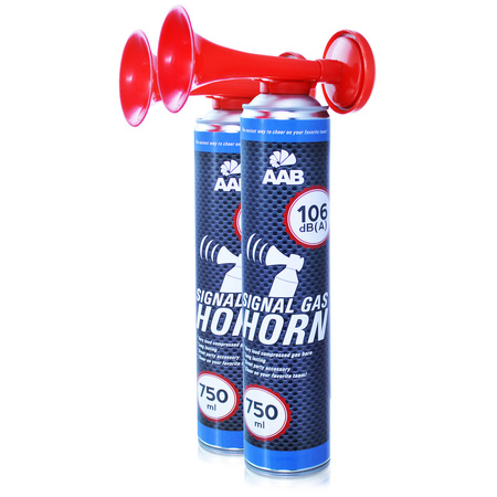 2x AAB Signal GAS Horn 750 ml – bocina de aire comprimido