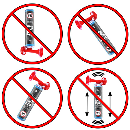 5x Fanfára na plyn AABCOOLING Signal Horn 75g