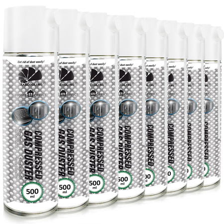 8x AABCOOLING Home&Office Compressed Gas Duster 500 ml – сгъстен въздух