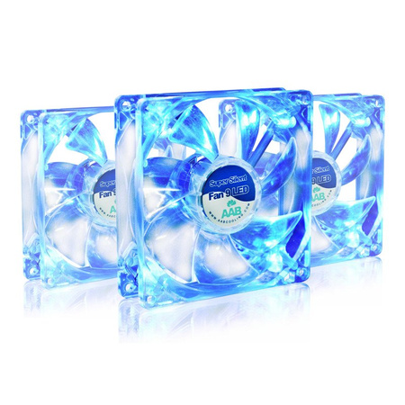 3x Вентилатор 92 mm AABCOOLING Super Silent Fan 9 BLUE LED