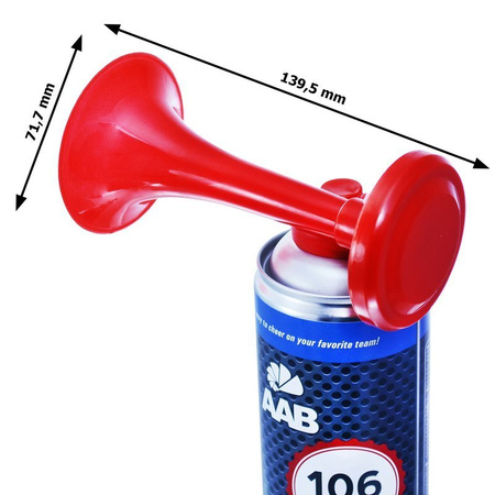Lufthorn AABCOOLING Signal GAS Horn 750 ml