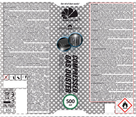 2x Sűrített levegő AABCOOLING Home&Office 500 ml