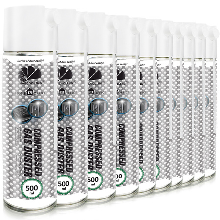 10x Sprężone powietrze AABCOOLING Home&Office 500 ml