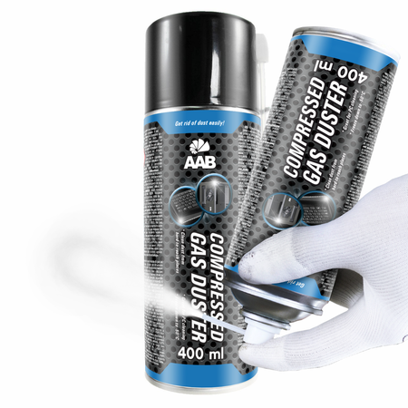 1x AABCOOLING Compressed gas duster 400ml – сгъстен въздух спрей