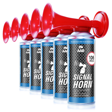 AAB Signal CO2 Horn 400ml x 5