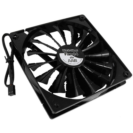 3x Вентилатор 140 мм AABCOOLING Black Silent Fan 14