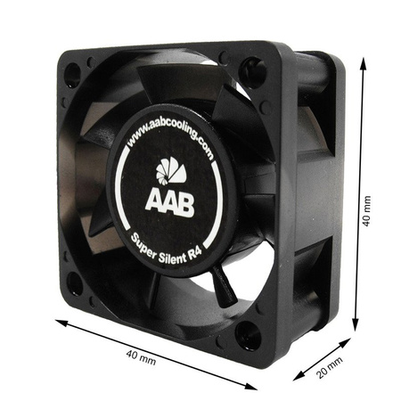 Tichý ventilátor 40 mm AABCOOLING Super Silent R4
