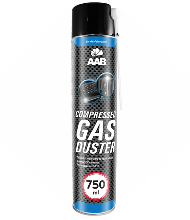 1x AABCOOLING Compressed gas duster 750ml – sűrített levegő spray