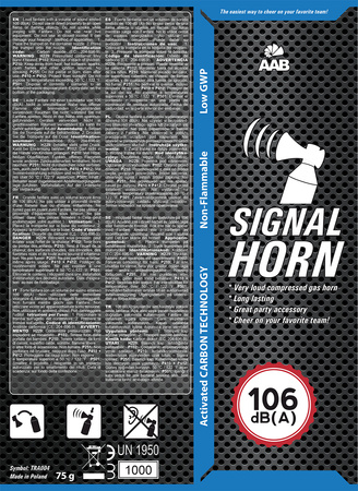 Газова сирена AABCOOLING Signal Horn 75g