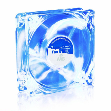 3x Ventilateur 80 mm AABCOOLING Super Silent Fan 8 BLUE LED