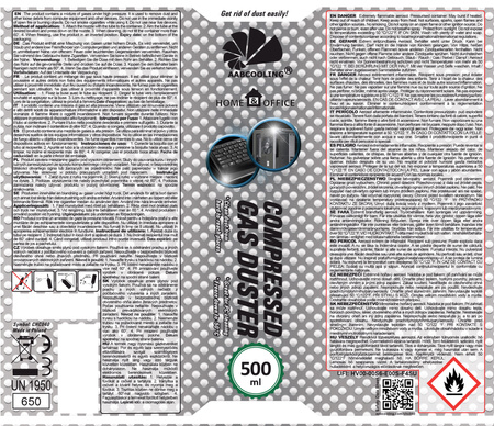 8x Aria compressa AABCOOLING Home&Office 500 ml
