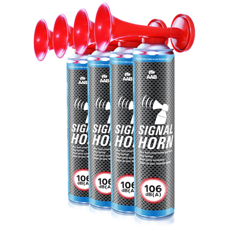4x AAB Signal Horn 75g – gāzes taure