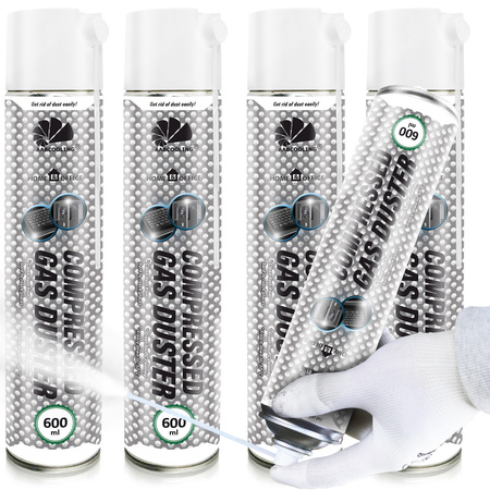 4x Sűrített levegő AABCOOLING Home&Office 600 ml
