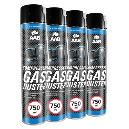 4x AABCOOLING Compressed gas duster 750ml – sprężone powietrze