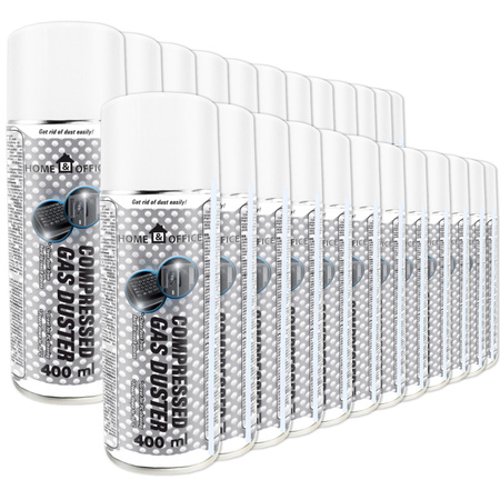 24x Compressed Air Duster AABCOOLING Home&Office 400 ml