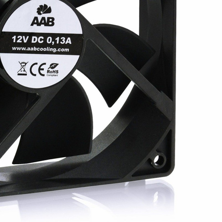 AAB Cooling Black Silent Fan 12 1600 rpm