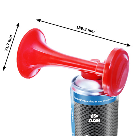 12x Gázkürt AABCOOLING Signal Horn 75g