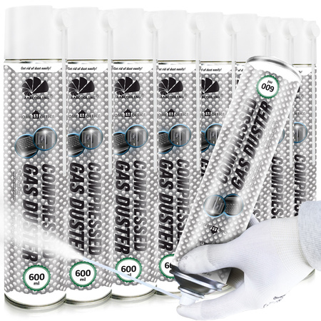 8x Сгъстен въздух AABCOOLING Home&Office 600 ml