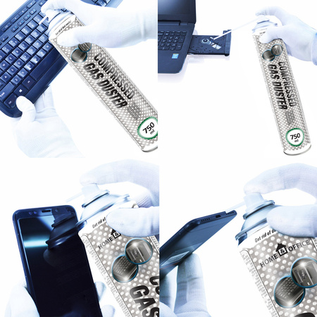8x Sprężone powietrze AABCOOLING Home&Office 750 ml