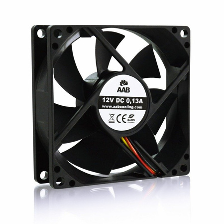 Ventola 80 mm AABCOOLING Black Silent Fan 8