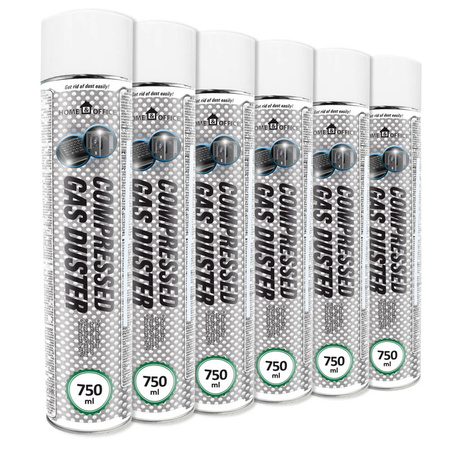 6x Сгъстен въздух AABCOOLING Home&Office 750 мл
