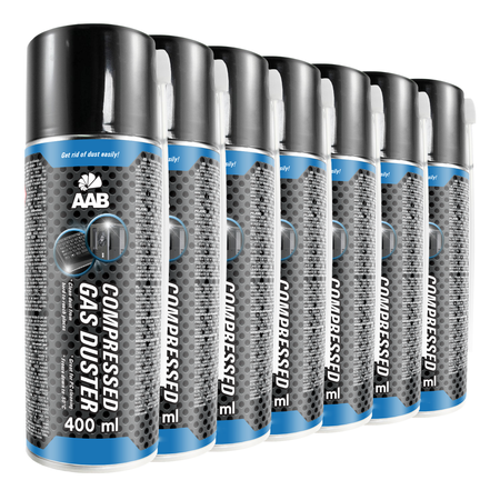 7x AABCOOLING Compressed gas duster 400ml – Druckluftspray
