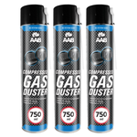 3x AABCOOLING Compressed gas duster 750ml – Druckluftspray