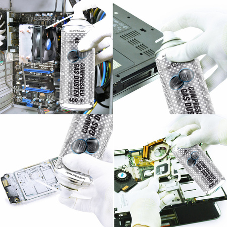 9x AABCOOLING Home&Office Compressed Gas Duster 400ml