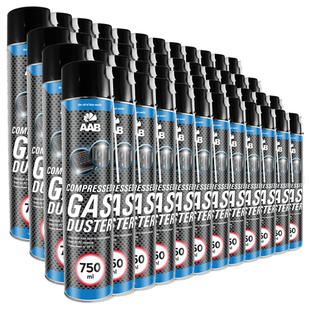 48x AABCOOLING Compressed gas duster 750ml – Druckluftspray