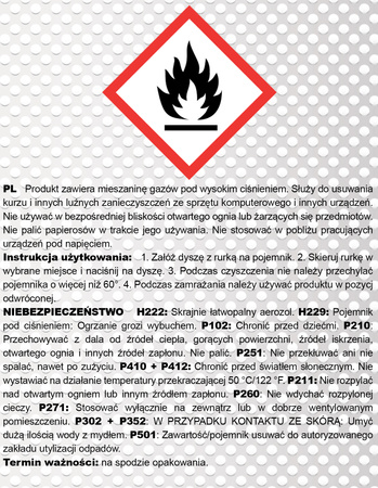 8x Bombe à air sec AABCOOLING Home&Office 500 ml