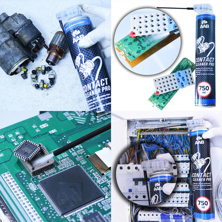 1x AABCOOLING Contact Cleaner PRO 750 ml – spray do czyszczenia styków