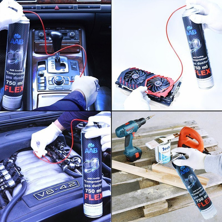 1x AABCOOLING Compressed Gas Duster FLEX 750ml – suruõhk