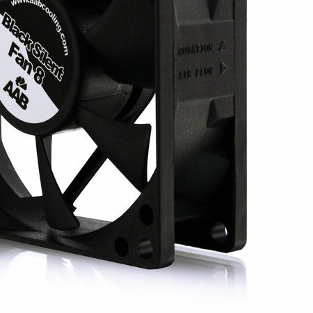 Ventiliatorius 80 mm AABCOOLING Black Silent Fan 8