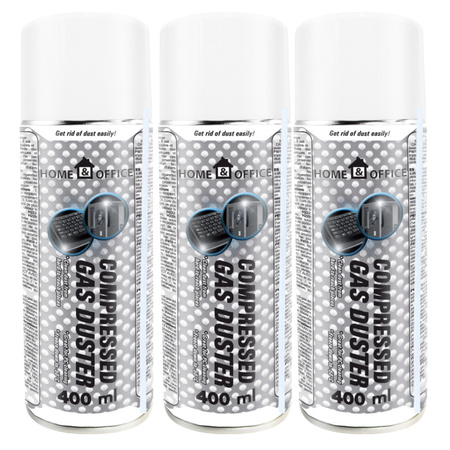 3x AABCOOLING Home&Office Compressed Gas Duster 400ml – aire comprimido