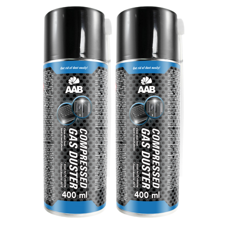 2x AABCOOLING Compressed gas duster 400ml – suslėgtas oras
