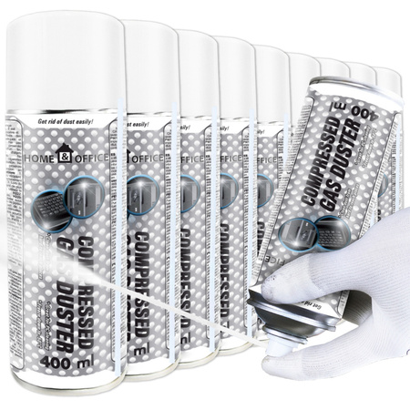 9x Sűrített levegő AABCOOLING Home&Office 400 ml