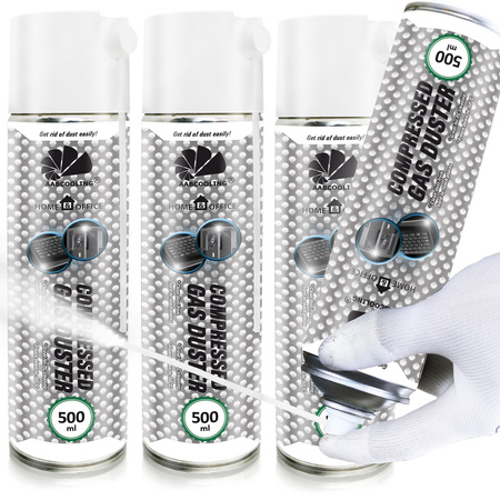 3x Stlačený vzduch AABCOOLING Home&Office 500 ml
