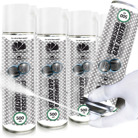4x Sprężone powietrze AABCOOLING Home&Office 500 ml