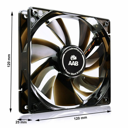 3x Lydsvag 120 mm blæser AABCOOLING Super Silent R12