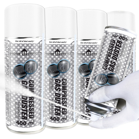 4x Sprężone powietrze AABCOOLING Home&Office 400 ml