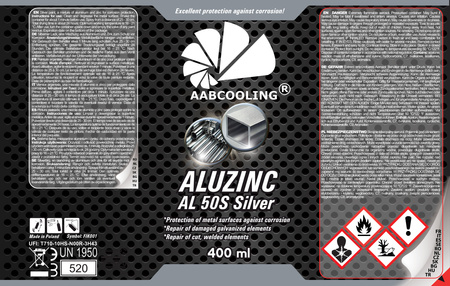 Spray zinc-aluminio AABCOOLING Aluzinc AL 50S 400 ml