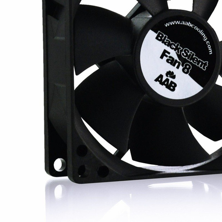 Ventilátor 80 mm AABCOOLING Black Silent Fan 8