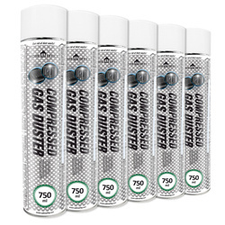 6x AABCOOLING Home&Office Compressed Gas Duster 750ml – suruõhk