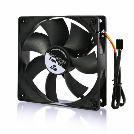 3x AABCOOLING Black Silent Fan 12 1600 rpm