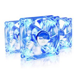 3x Ventilador 80 mm AABCOOLING Super Silent Fan 8 BLUE LED